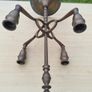 Vintage Brass Candlestick Peerage England Image 6