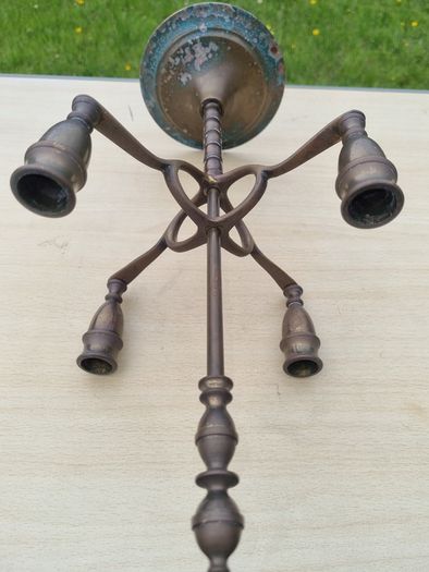 Vintage Brass Candlestick Peerage England