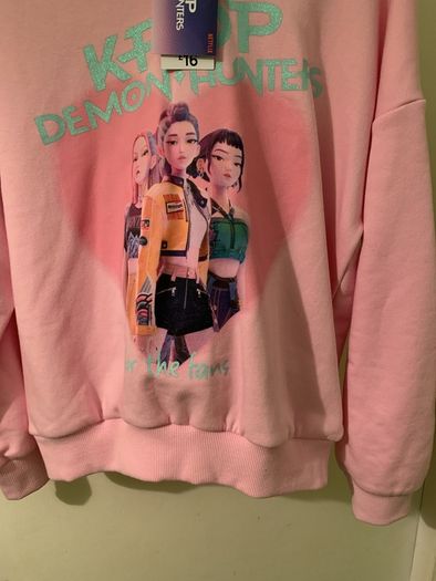 K Pop Demon Hunters Pink Jumper