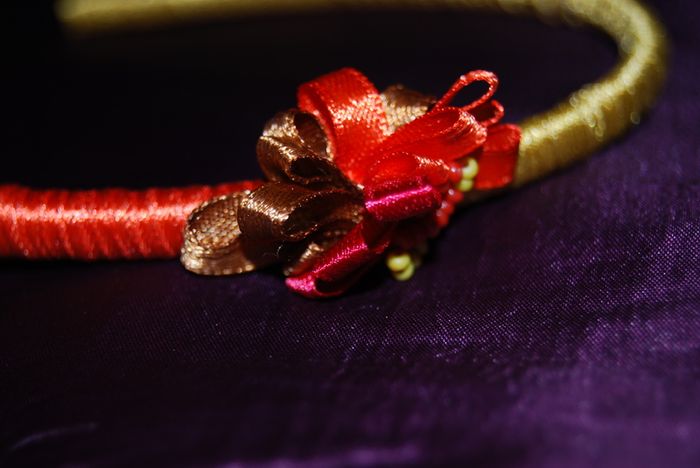 Handmade satin hairband