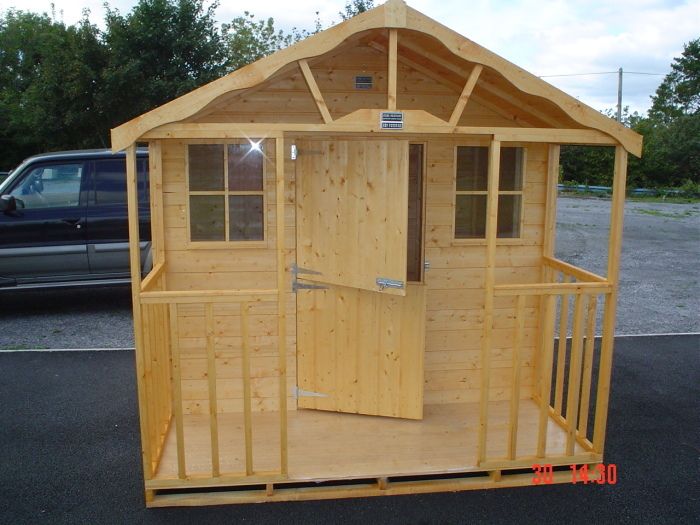 8ft x 6ft  Summer House Garden Shed