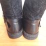 Girls black boots size 7 Image 2