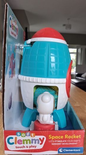 Clementoni Soft Clemmy Touch and Play Sensory Space Rocket