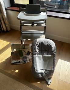 Stokke Tripp Trapp High Chair Bundle with Newborn Set and Tray