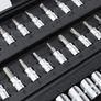 Socket Set Kit 46 Piece Socket Wrench Set 1/4 Inch Drive Ratchet Set Chrome Vanadium Tools Set Cr-V Mechanic for Car, DIY and Repair (FREE POSTAGE) Image 3