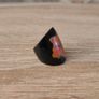 Flower wood ring, size M Image 3
