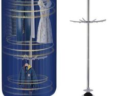 Electric Clothes Dryer, 900W Portable Drying Pod 2-Tier Heated Airer with Hot Air Circulation Holds 12kg for Quick-Dry Laundry & Delicate Clothing