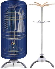 Electric Clothes Dryer, 900W Portable Drying Pod 2-Tier Heated Airer with Hot Air Circulation Holds 12kg for Quick-Dry Laundry & Delicate Clothing