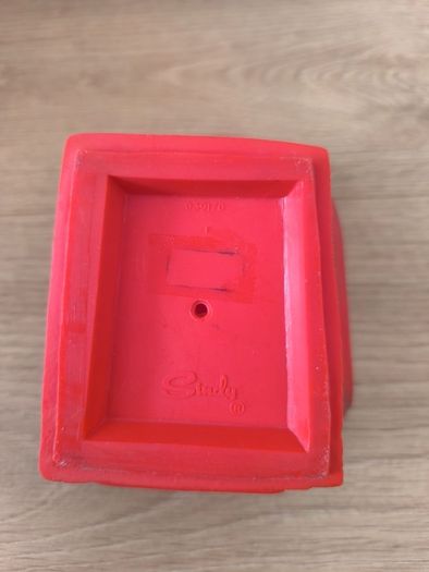 Vintage Sindy Doll Red Armchair Miniature Dollhouse Furniture Chair