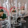 Birra Moretti Half Pint Glasses 268ml Stemmed Beer Pub Bar Glasses Sets Available Image 2