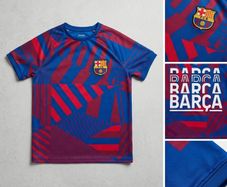 FC Barcelona training jersey - blue and red