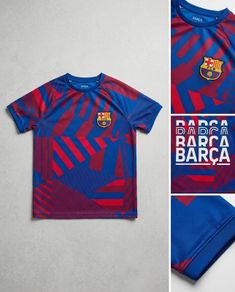 FC Barcelona training jersey - blue and red