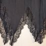 Beautiful dipped hem with lace midi skirt Image 3