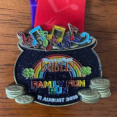 2019 Rock 'n' Roll Dublin Family Fun Run Finishers Medal