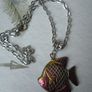 Fish pendant,Gemstone jewellery, New, Gift Image 5