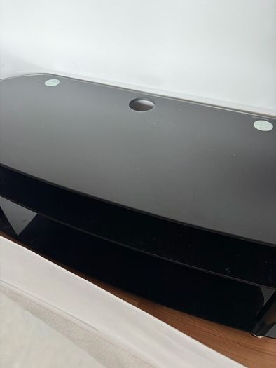 glass tv unit