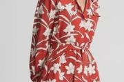 REISS Tilda Graphic Floral Print Dress Sz 8UK - Bnwt Rrp 270
