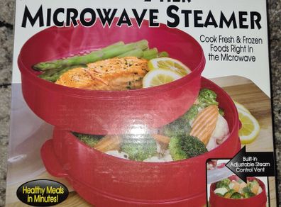 Microwave steamer