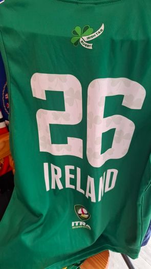 Ireland Tag Rugby International Rugby Union Jersey Vest (Adult Medium) FREE POST
