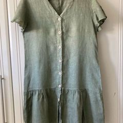 Actualle linen dress 10-12