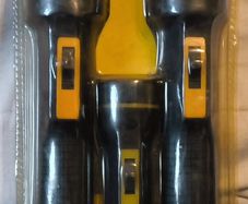 pack of three new in the packaging torches