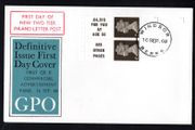 1968 Great Britain Definitive Issue First Day Cover (FDC) for First Day of New Two Tier Inland Letter Post Royal Mail First Day Cover