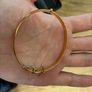 Vintage rolled gold bangle Image 2