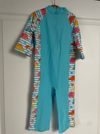 sun protection one piece rash vest swimsuit sunsuit beachwear girls 4-5 y Jojo Maman Bebe BNWT