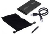 Black 2.5" USB 2.0 SATA Hd Box HDD Hard Drive External Enclosure Case For windows XP/Vista/Win7/Win8/Win10/Mac