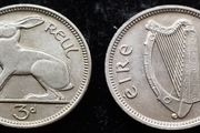 [#673] - Ireland 1968 | 3 Pence | Irish 3d | Hare | KM.12a | MS