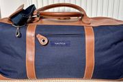 Vintage Nautica Canvas Holdall Duffle Bag