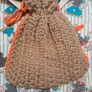 Handmade crochet drawstring pouch Image 2