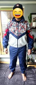 Vintage unisex Forza tracksuit. L-XL. Top + bottoms