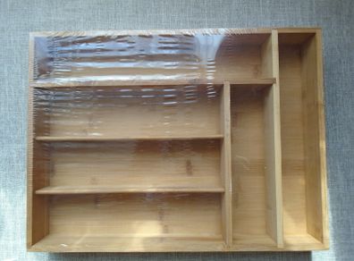 Bamboo cutlery tray,Drawer organiser,Bamboo, Kitchen