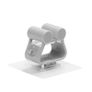 2pcs 8x8cm Antenna Window Wall Mount Clamp Hookless ABS Mounting Clip Upgraded Aerials With Adhesive Back Increased HNT Mining Image 2