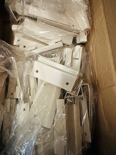 Tegometal Back Panel Clips For Slat Wall Boards
