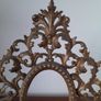 Antique Brass Oval Picture Frame or Mirror Image 4