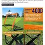 Dimples Excel Football goal net for garden Image 4