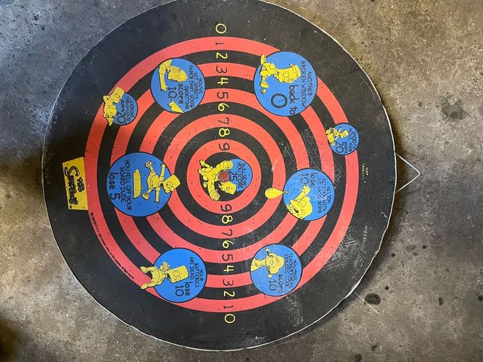 Simpsons Dart Board