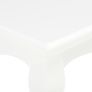 Coffee Table White 110x60x40 cm Solid Pine Wood Image 6