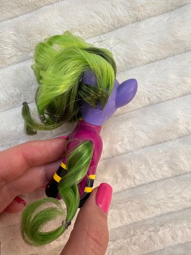 My Little Pony G4 approx. 3" Target Power Ponies Mane-iac Mayhem Brushable Used Please see photos