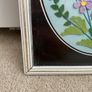 Vintage Felt Flowers Picture in frame Image 4