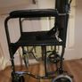 AIDAPT Grey Steel Compact Transit Wheelchair VA171HAM (very good condition without footrest) Image 4