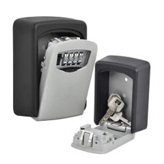 4 Digit Outdoor High Security Wall Mounted Key Safe Box Code Secure Lock Storage Great For Airbnb