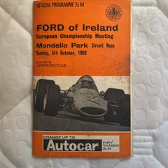 Mondello Park races 1969 pamphlet