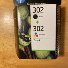 HP 302 ink, 2-pack, black and tri-colour