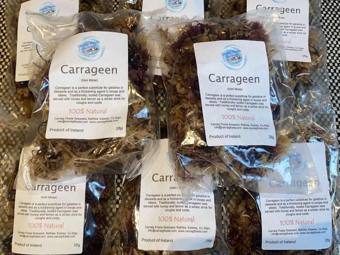 Irish moss organic Carrageen seaweeds 100 % natural superfood
