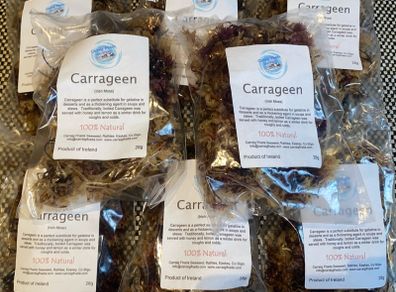 Irish moss organic Carrageen seaweeds 100 % natural superfood