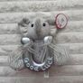 Elliot & Buttons Elephant Plush Good Luck Lucky Horseshoe approx.14 cm. Please see photos Image 3