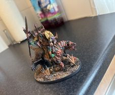 Warhammer model painted
